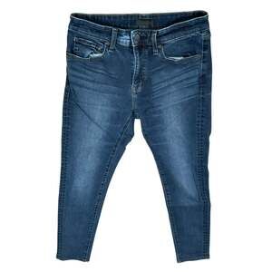 Uniqlo Jeans Women's 30 Dark Blue Skinny Fit Denim